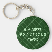 Best GREEN Practices Award - Change Txt Font Key Chain