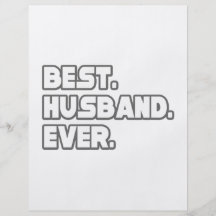 Best Husband Ever Flyers