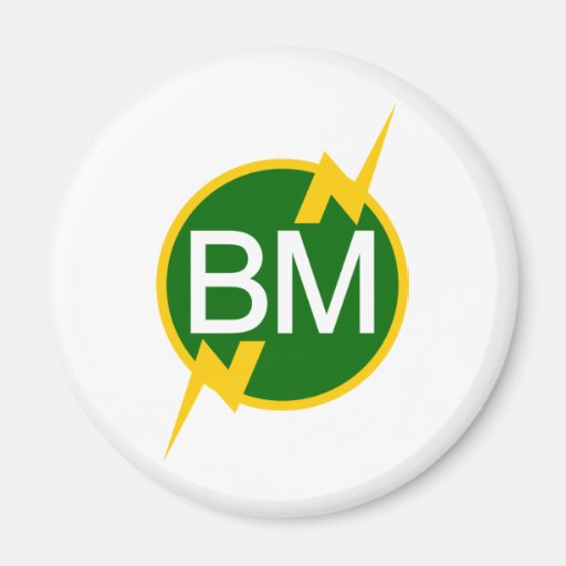 Best Man BM Fridge Magnet