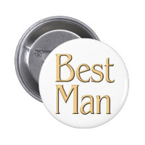 Best Man button buttons