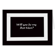 Best Man Card