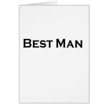 best man greeting card