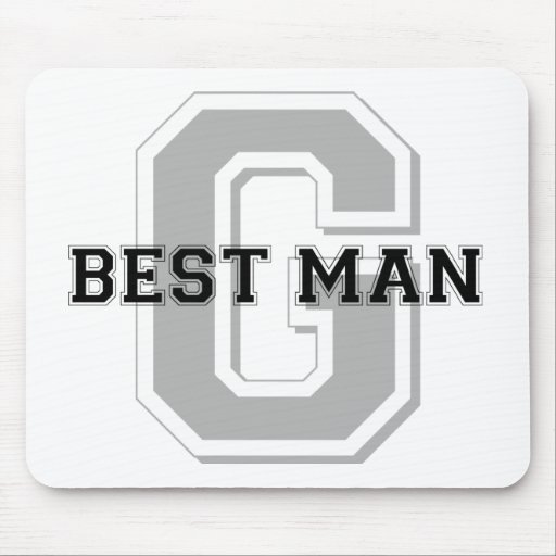 Best Man Groom Cheer Mouse Pads