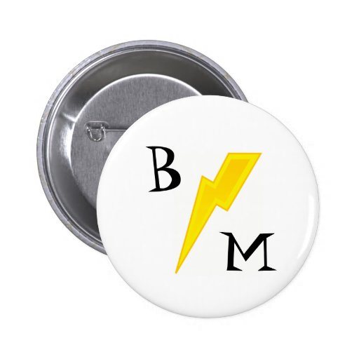 Best Man Lightning Bolt Pin