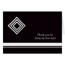 Best Man Thank You Card