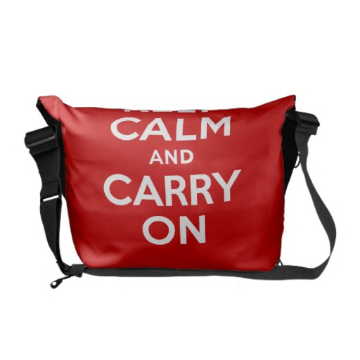 Best Price Authentic Keep Calm And Carry On Red Commuter Bags