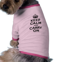 Best Price Keep Calm And Carry On Black Pet Tshirt
