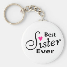 Best Sister Ever Key Chain