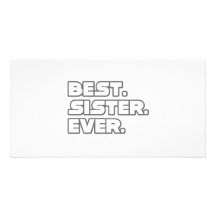 Best Sister Ever Personalised Photo Card