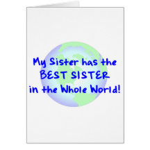 Best Sister Greeting Card