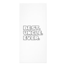 Best Uncle Ever Rack Card