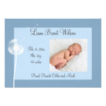Best Wishes!!! Birth Announcement 1 (blue)