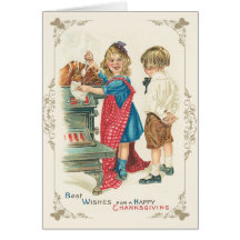 Best Wishes for a Happy Thanksgiving Greeting Card