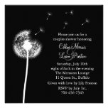 Best Wishes! His and Her Shower Invitation (black)