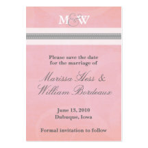 Beth (Small) Save the Date Business Card