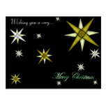Bethlehem Night Shining Stars Postcard