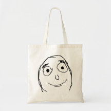 Better Than Expected Face Canvas Bag