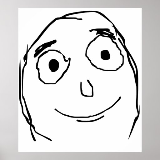 Better Than Expected Face Print