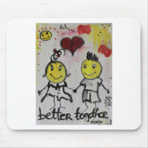 better together mouse pad