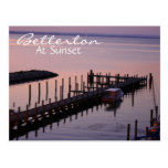 Betterton At Sunset Postcard