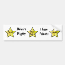 Beware Bumper Sticker