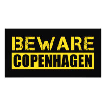 Beware Copenhagen Custom Photo Card