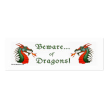 Beware Dragons Business Card