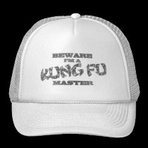 Beware I'm a Kung Fu Master hats