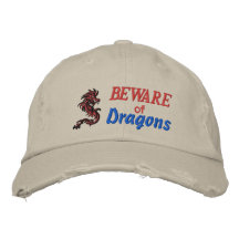 BEWARE  of Dragons Baseball Cap