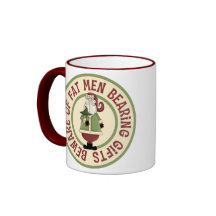 Beware Of Fat Men Funny Christmas Mug