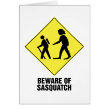 Beware of Sasquatch Cards