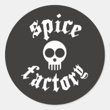 beware of the spice round sticker