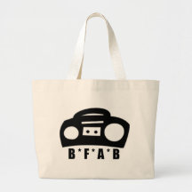 BFAB ~ Born from a boombox Canvas Bag