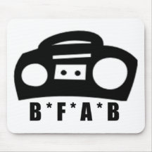 BFAB ~ Born from a boombox Mouse Pads