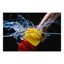 BFD- "Splash Peppers" Photographic Print