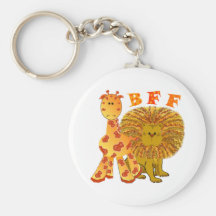 BFF Best Friends Keychain