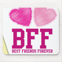 BFF THANK YOU! Best friends forever! Mouse Pads