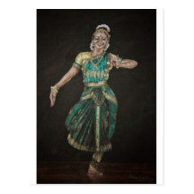 Bharatanatyam Dancer Post Cards