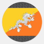 Bhutan Flag Stickers