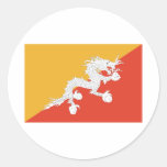 Bhutan Round Stickers