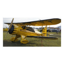 Bi Plane Customised Photo Card