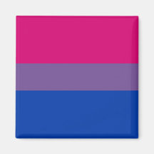 Bi Pride Flag Magnet (Square)