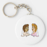 Bi-Racial Lesbians Keychain