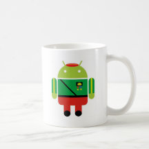 Biafran Sun Droid Coffee Mugs