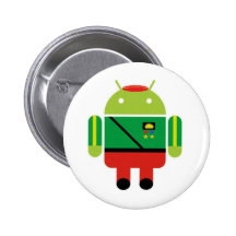 Biafran Sun Droid Pin