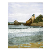 Biarritz. Postcard