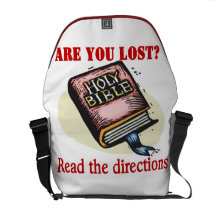 BIBLE GIVES ME DIRECTION MESSENGER BAG