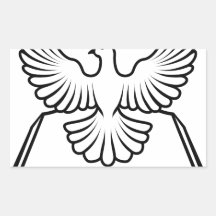 Bible Holy Spirit Concept Rectangular Stickers