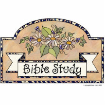 "Bible Study" - Decorative Sign Photo Sculptures