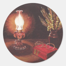 Bible Study Round Stickers